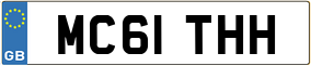 Truck License Plate